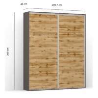 DRESSING LEX 201-240-45 D GRI/DWO